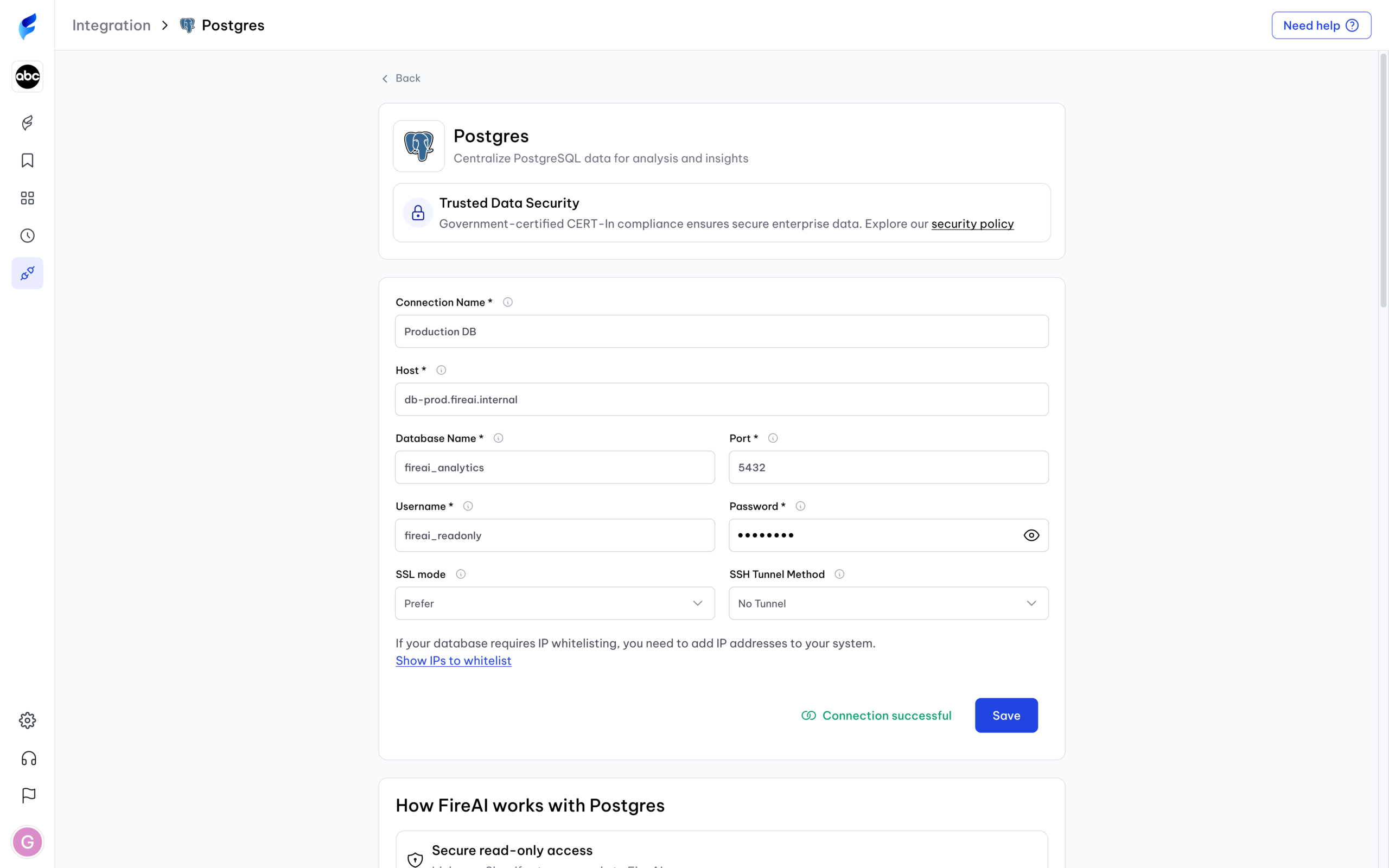 Data base connecting - Postgres screen (22)